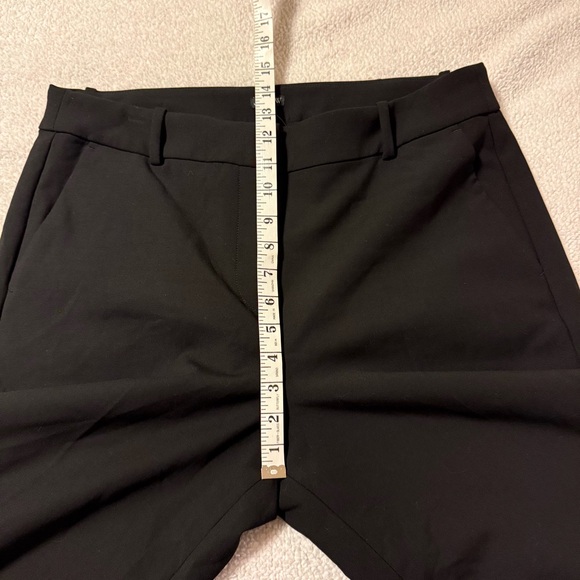 J.Crew Black Sydney Wide Leg Flare Pant in Four-Season Cropped Stretch - Picture 8 of 14